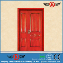 JK-M130 Jie Kai puerta sólida precio / ceniza de madera maciza puertas de gabinete de cocina / dibujo de puerta de madera sólida